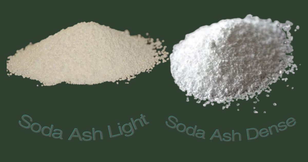 what is the difference between soda ash light and soda ash dense