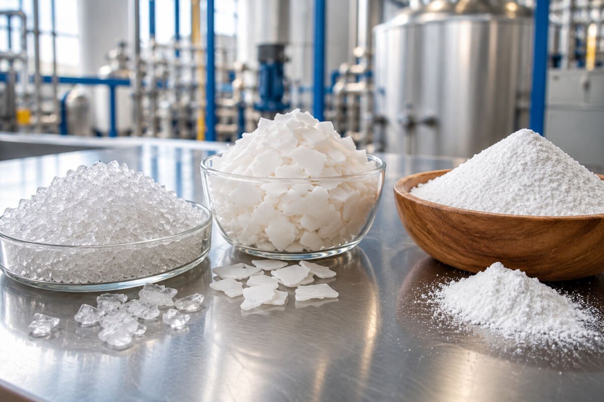 sodium metasilicate vs caustic soda vs soda ash: best alkali to use